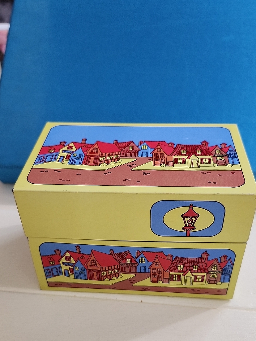Vintage Syndicate Manufacturing Metal Recipe Box